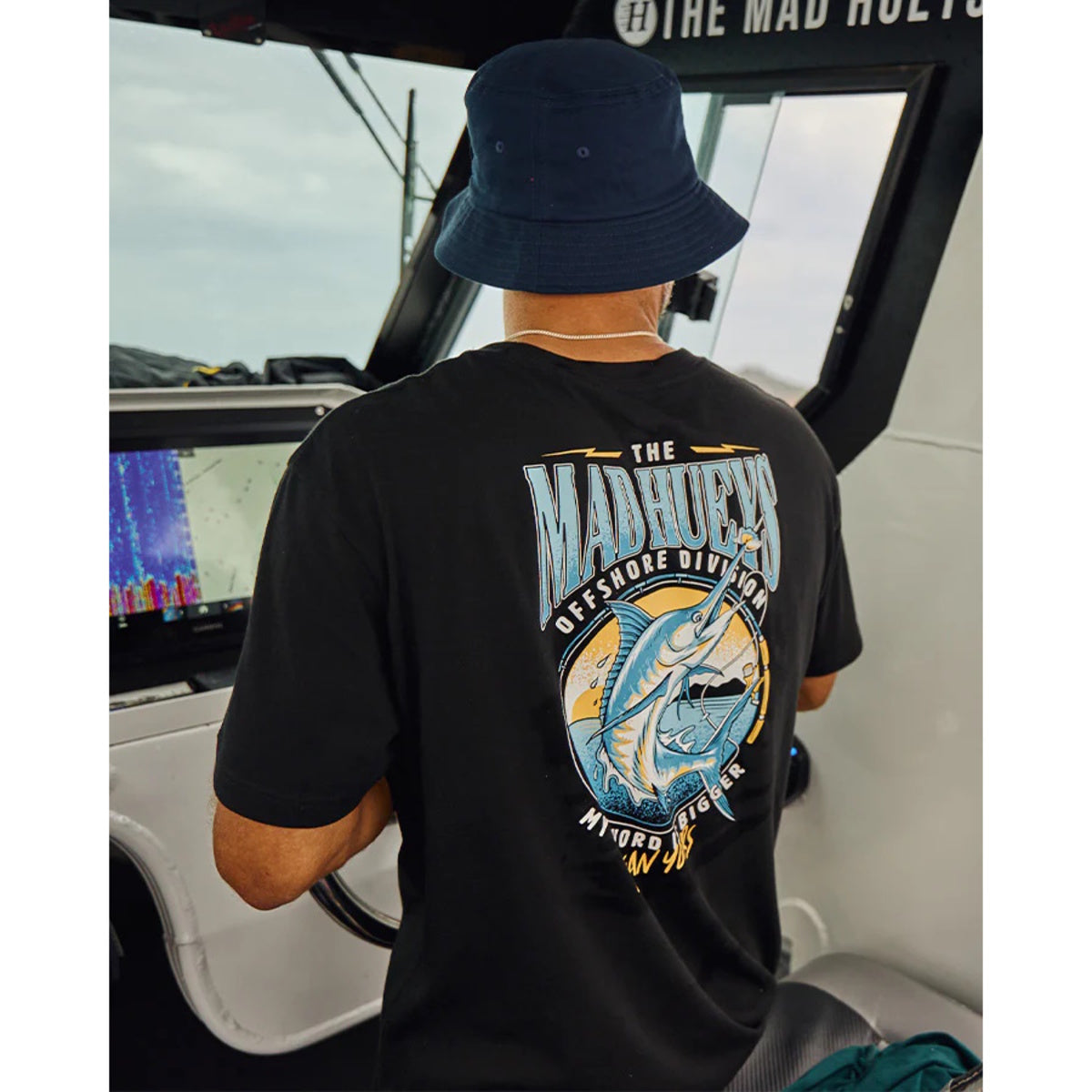 Sword Fight | SS Tee - Black | The Mad Hueys