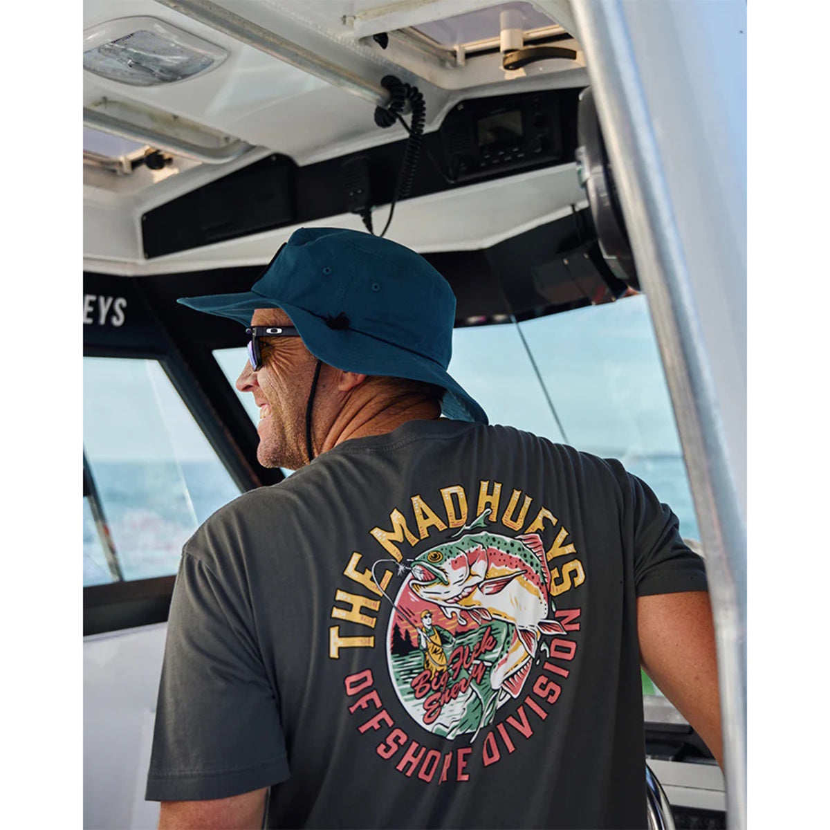 Big Flick Energy | SS Tee - Charcoal | The Mad Hueys