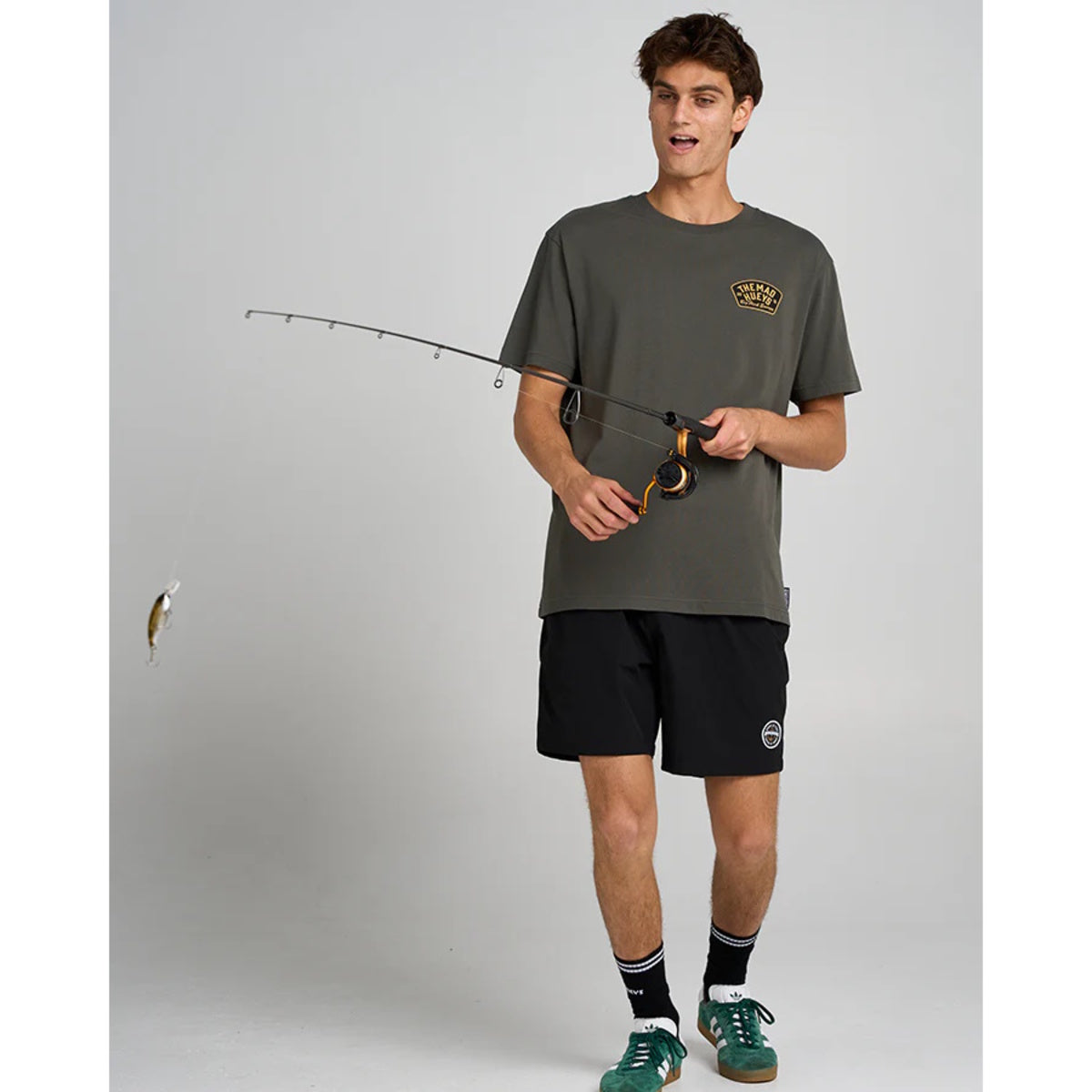 Big Flick Energy | SS Tee - Charcoal | The Mad Hueys
