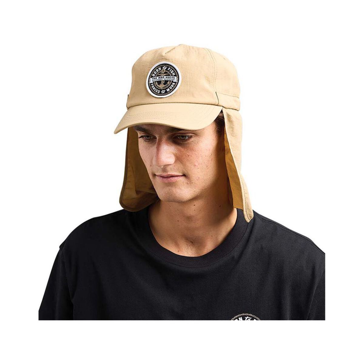 Born To Fish | Legionnaire Cap - Tan | The Mad Hueys