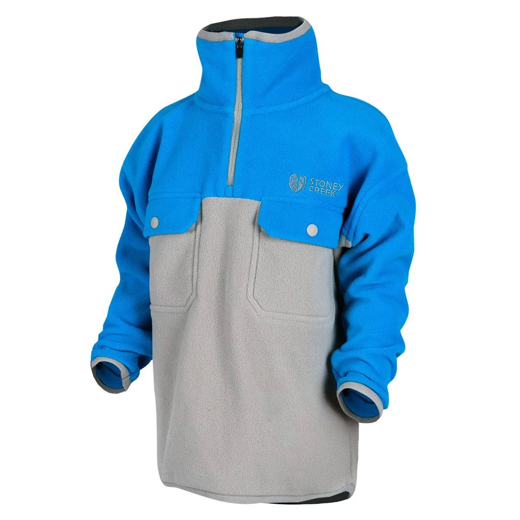 Stoney Creek | Kids Performance Plus Pullover - Blue/Flint Grey