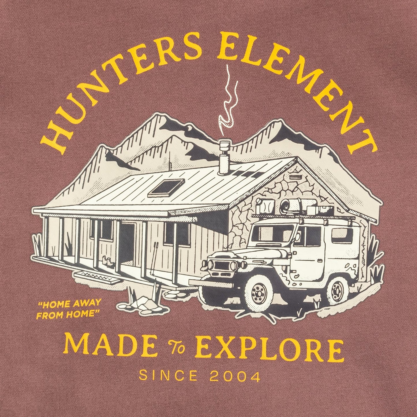 Hunters Element | Explore Hoodie | Womens - Dark Mauve