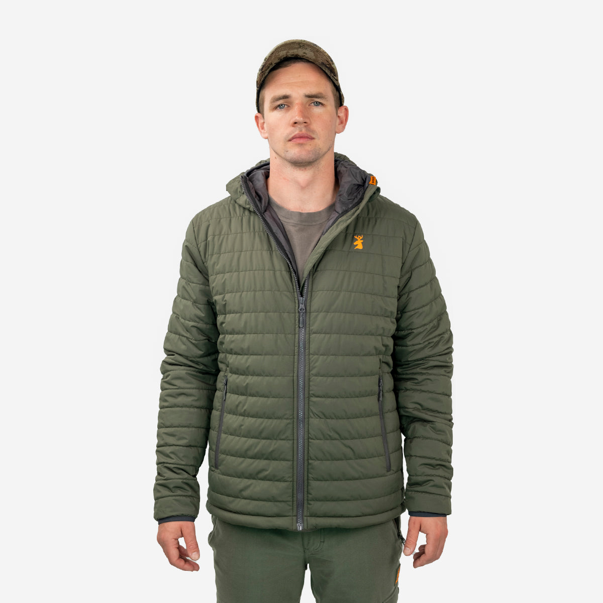 Spika | Mens Chase Puffer Jacket – Performance Olive