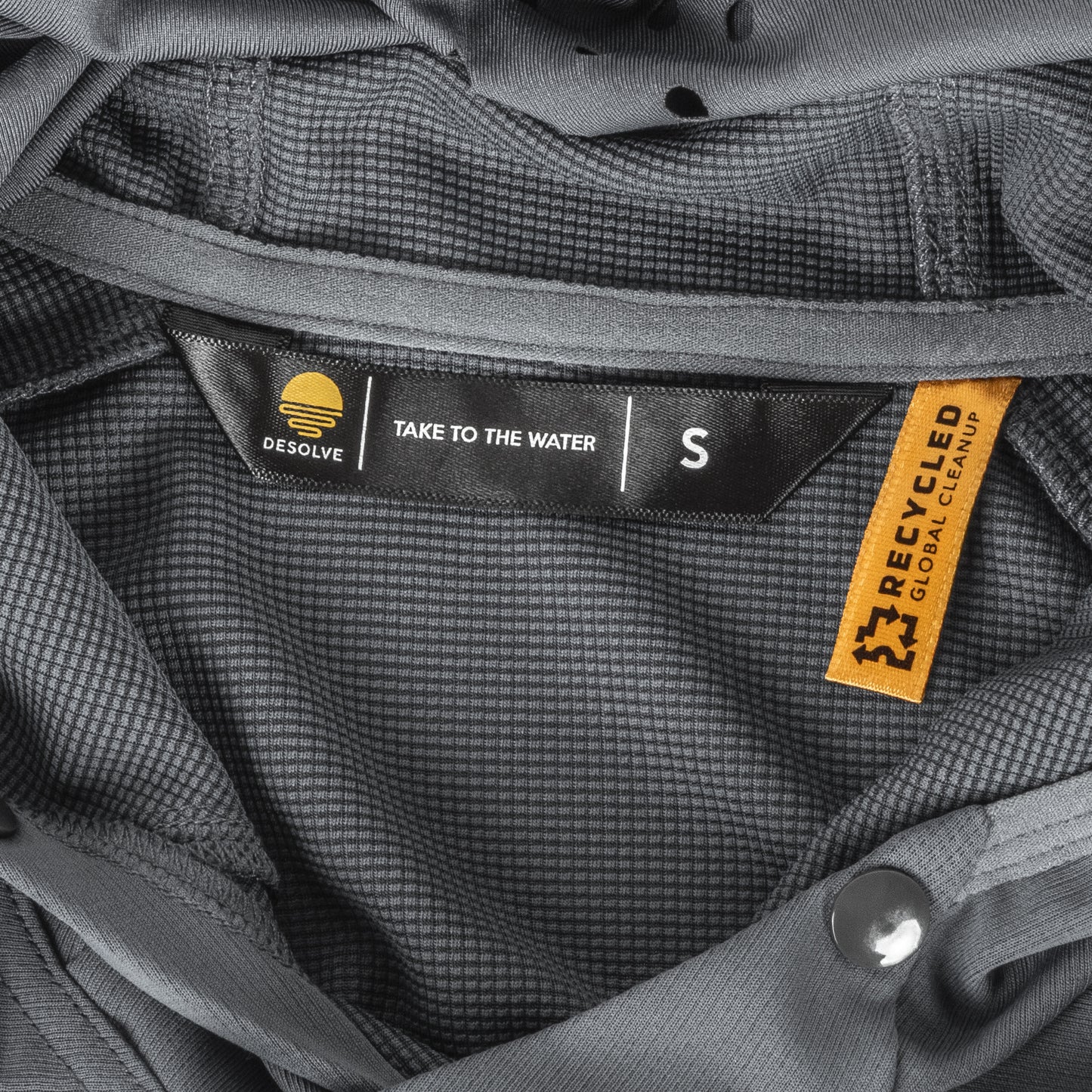 Desolve Men’s Helios Hooded Fishing Shirt – Kingfish Shift Grey