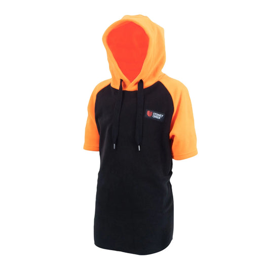 Stoney Creek | Kids Hooded Bush Tee - Black/Orange