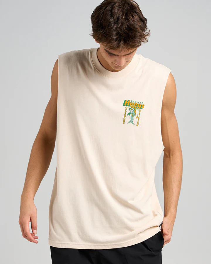 The Mullet | Muscle Top - Cement | The Mad Hueys