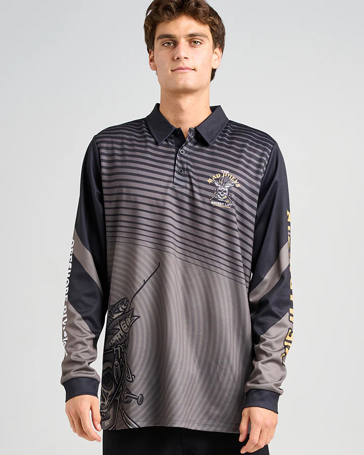 Bucket List | UPF 50+ Fishing Jersey - Olive | The Mad Hueys