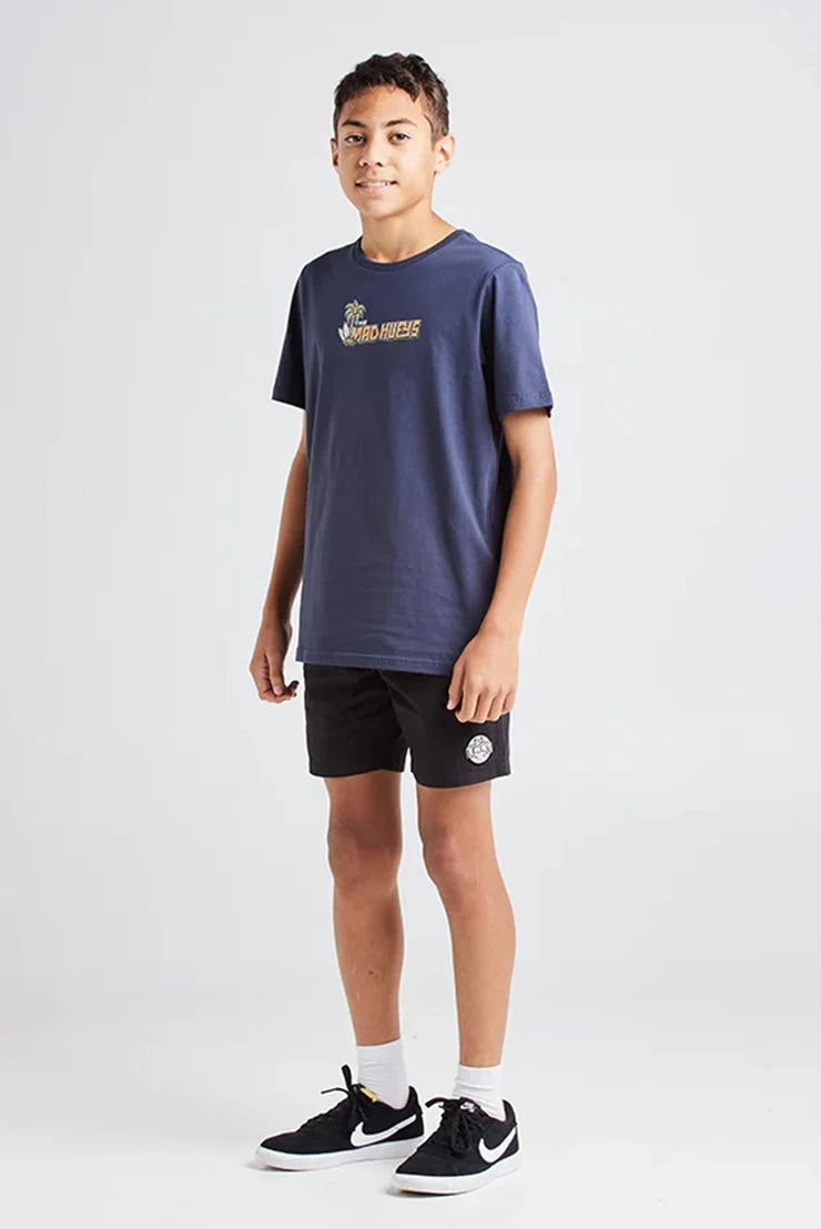 Hueys Beach Club | Youth SS Tee - Navy | The Mad Hueys