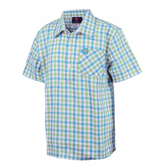 stoney creek checkkid shirt sugar sea