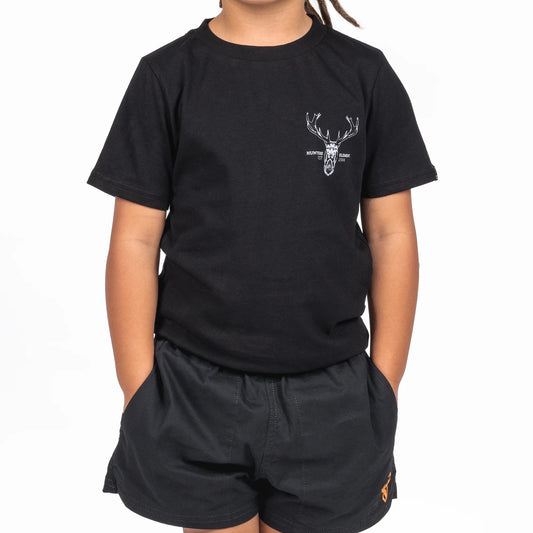 Hunter Elements |  Alpha Stag Tee Kids - Black