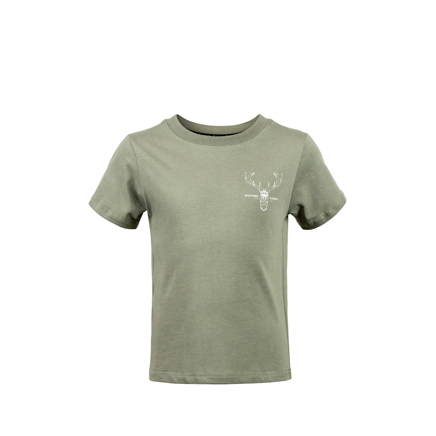 Hunter Elements Alpha Stag Tee Kids - sage | Turners Sports