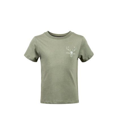 Hunter Elements Alpha Stag Tee Kids - sage | Turners Sports