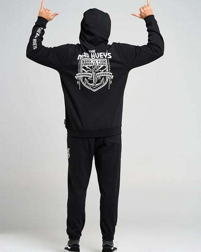 The Mad Hueys | League Anchor | Mens Trackpants - Black