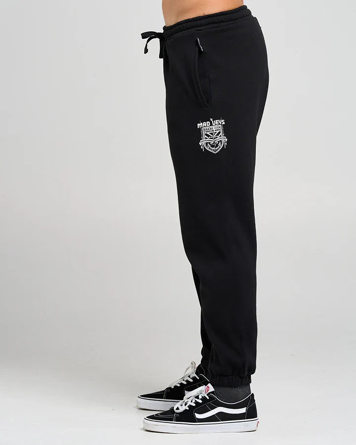 The Mad Hueys | League Anchor | Mens Trackpants - Black