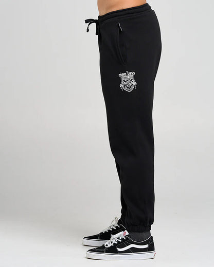 The Mad Hueys | League Anchor | Mens Trackpants - Black
