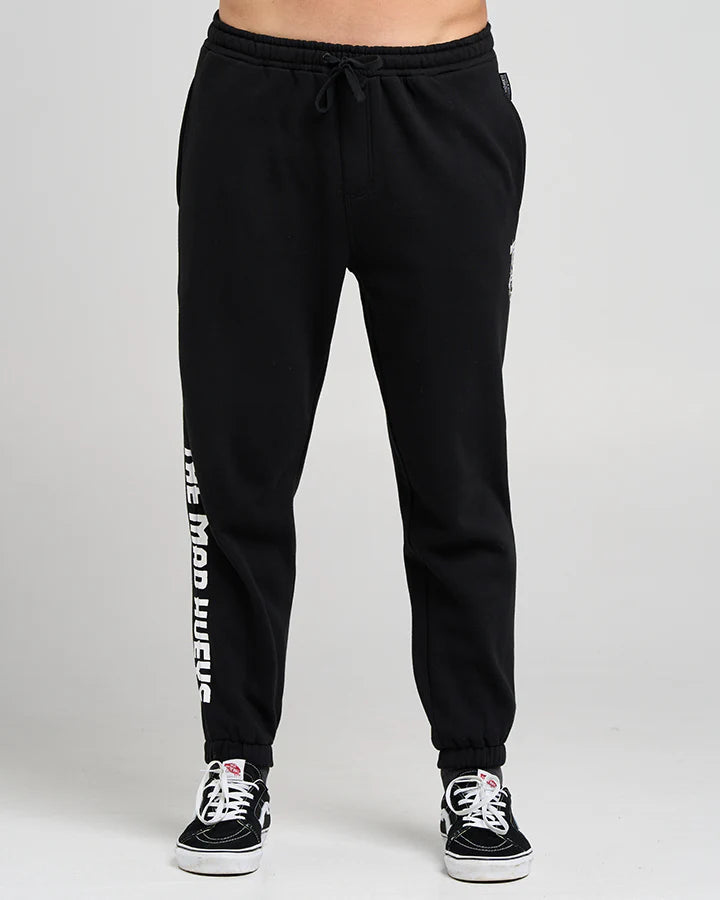 The Mad Hueys | League Anchor | Mens Trackpants - Black