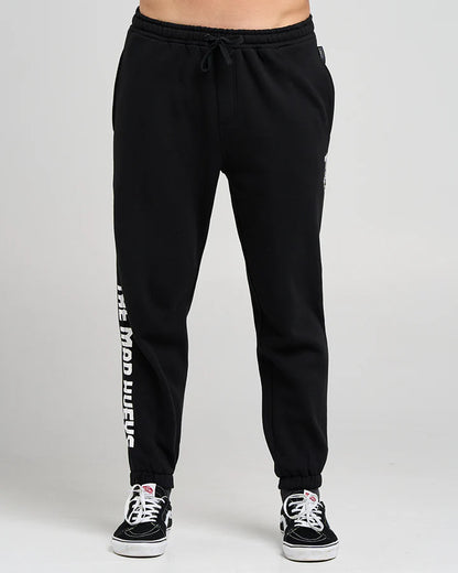 The Mad Hueys | League Anchor | Mens Trackpants - Black