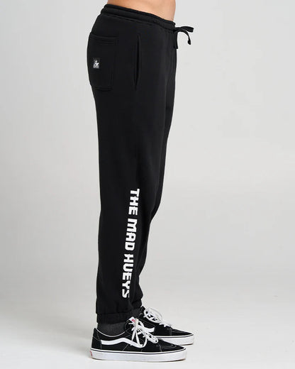 The Mad Hueys | League Anchor | Mens Trackpants - Black