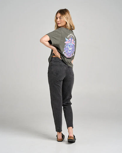 The Mad Hueys | STAR PIRATES LIFE Women's SS Tee - Charcoal