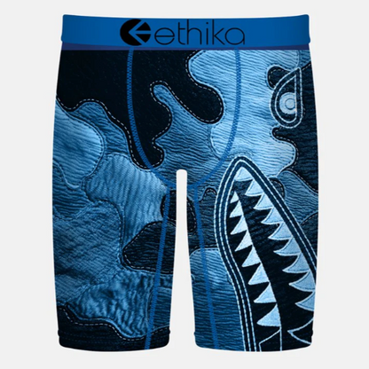 Ethika Boys Bomber Denim Blues Staple | Turners Sports NZ 