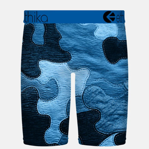 Ethika Boys Bomber Denim Blues Staple | Turners Sports NZ