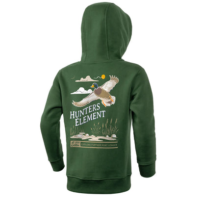 Hunters Element | Flare Hoodie | Kids – Kelp