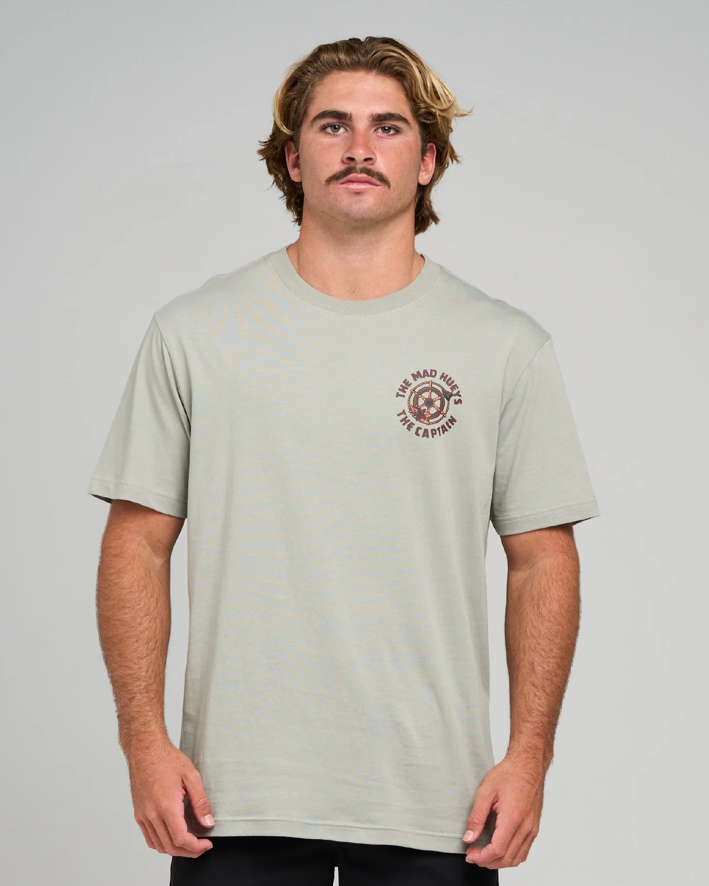 CAPTAIN TWO FACED | SS Tee - Faded Dust | The Mad Hueys