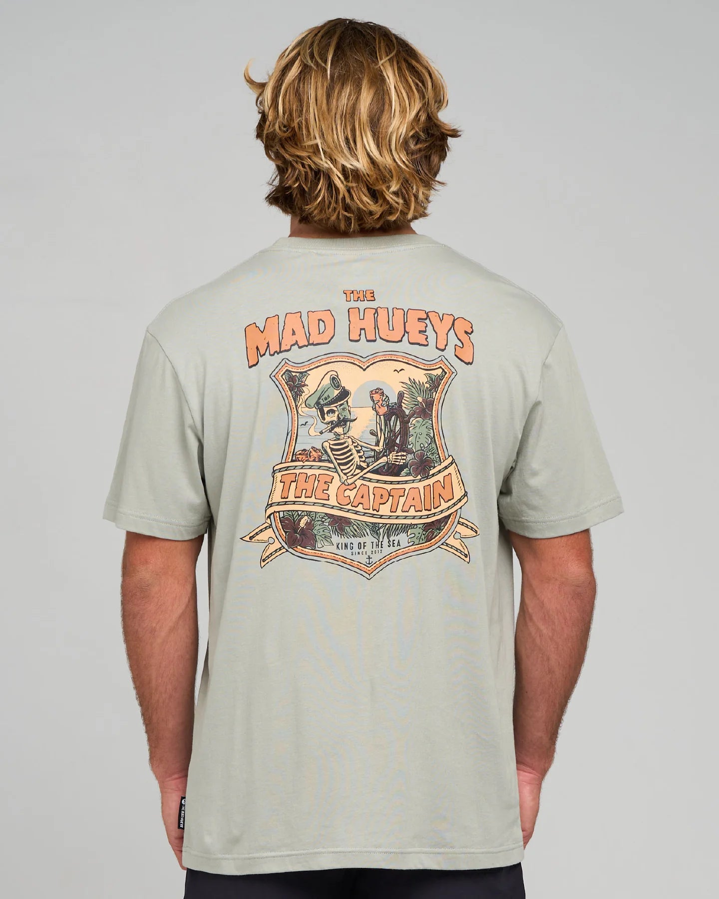 CAPTAIN TWO FACED | SS Tee - Faded Dust | The Mad Hueys
