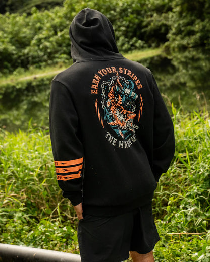 Earn Stripes | Pullover - Black | The Mad Hueys