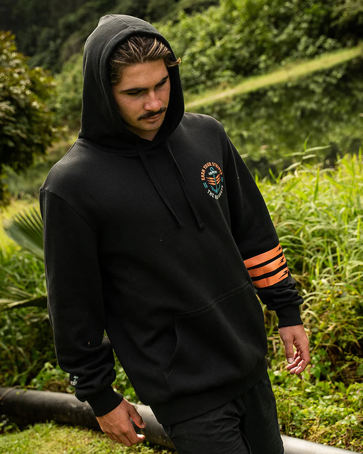 Earn Stripes | Pullover - Black | The Mad Hueys