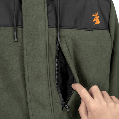 Spika | Mens Highpoint Zip Through Jacket – Olive Summit