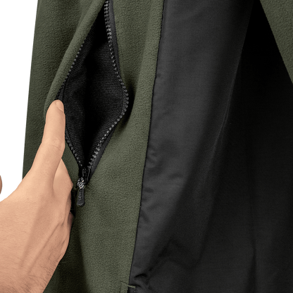Spika | Mens Highpoint Zip Through Jacket – Olive Summit