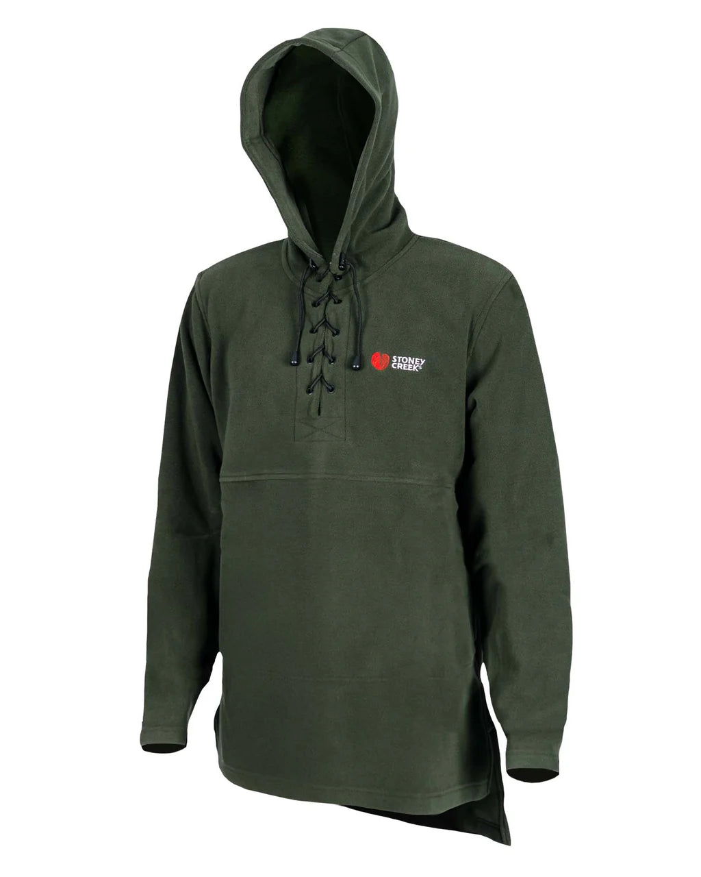 Stoney Creek | Men's Fleece Lace Up Hoodie - Bayleaf