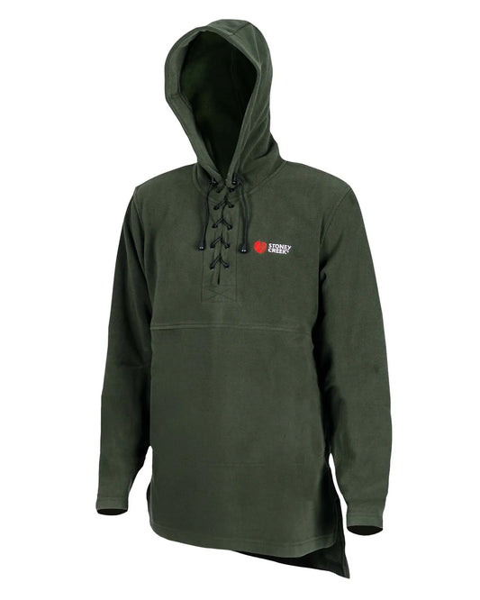 Stoney Creek | Men's Fleece Lace Up Hoodie - Bayleaf