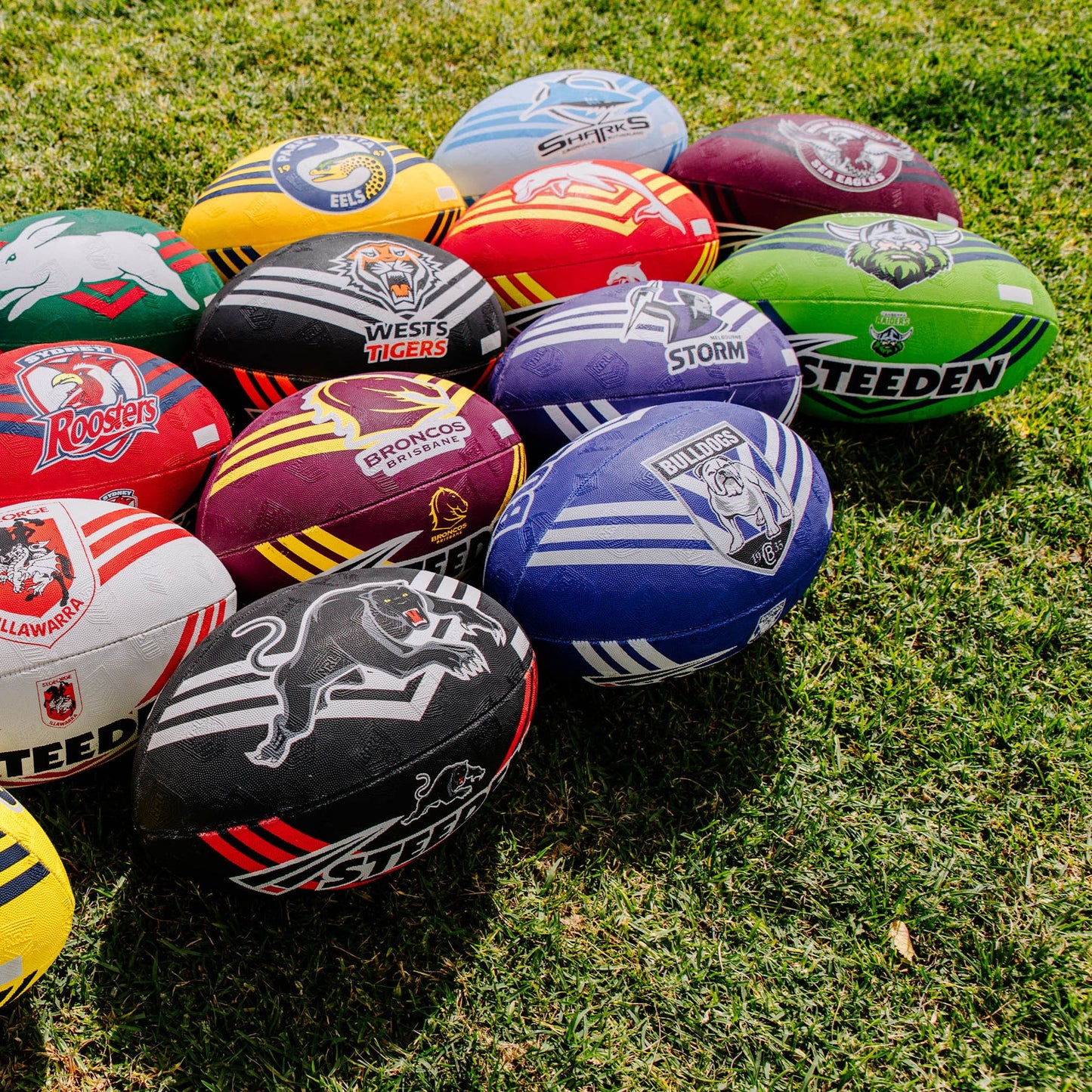 Steeden NRL League Team Supporter Balls