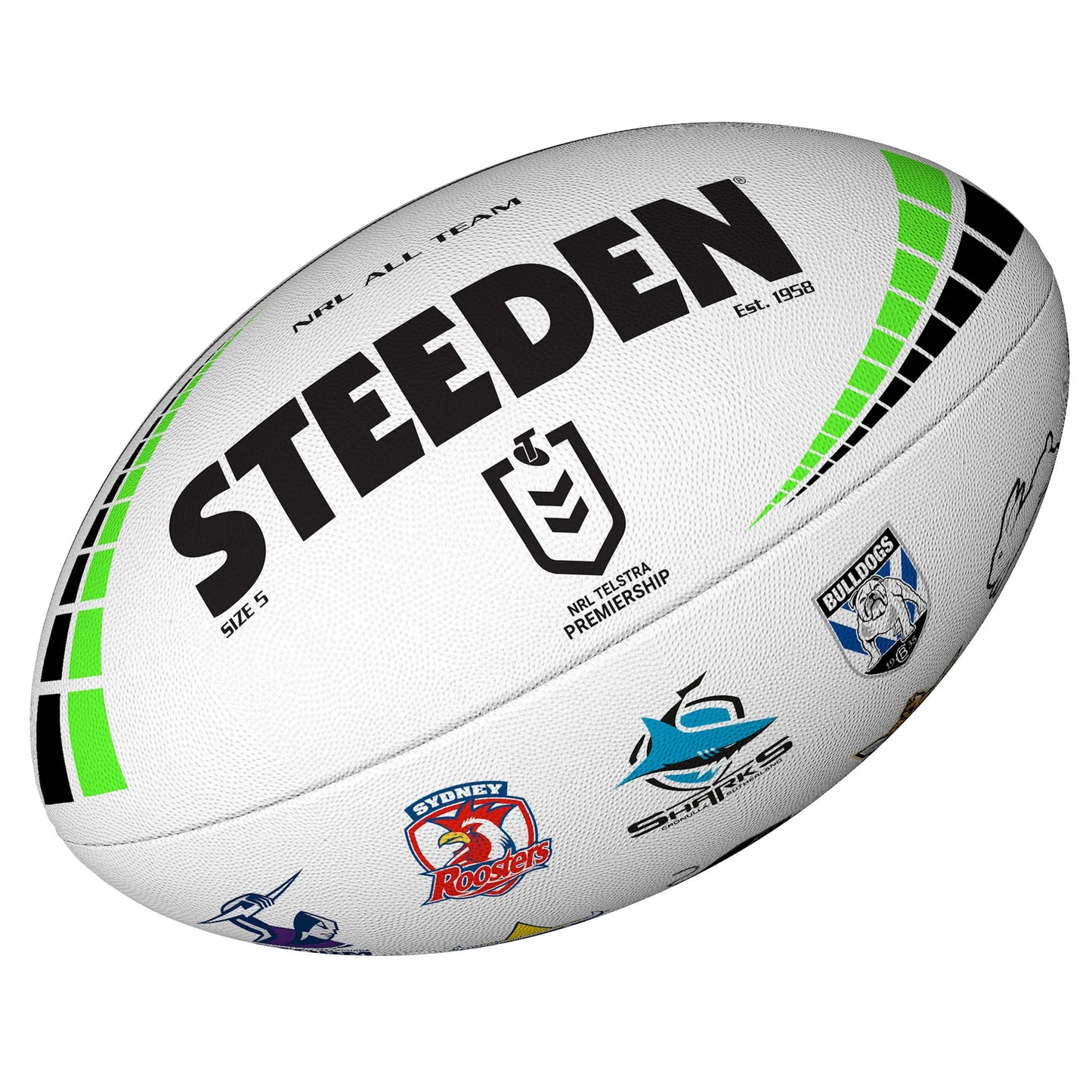 Steeden NRL League All Team Logo Ball