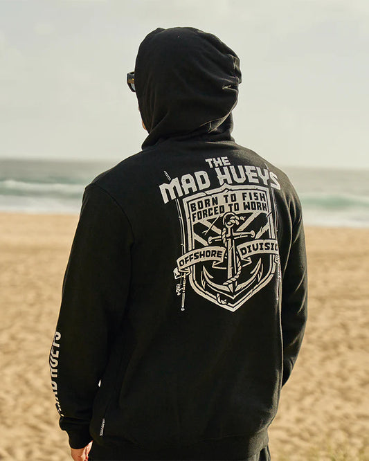 The Mad Hueys | League Anchor | Mens Pullover - Black
