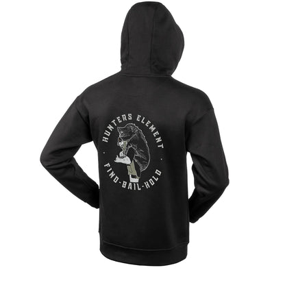 Hunters Element | Razorback | Mens Hoodie - Black