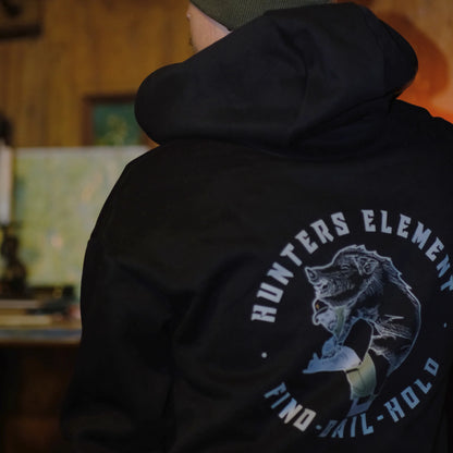 Hunters Element | Razorback | Mens Hoodie - Black