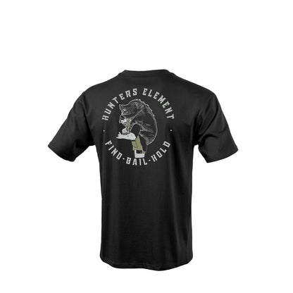 Hunter Elements |  Razorback Tee Mens - Black