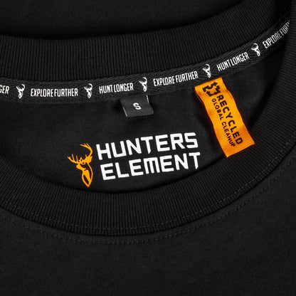 Hunter Elements |  Razorback Tee Mens - Black