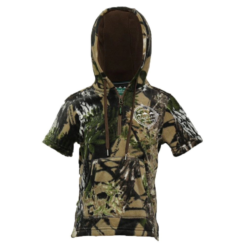 Ridgeline | Little Weapon S/S Hoodie | Kids - Buffalo Camo
