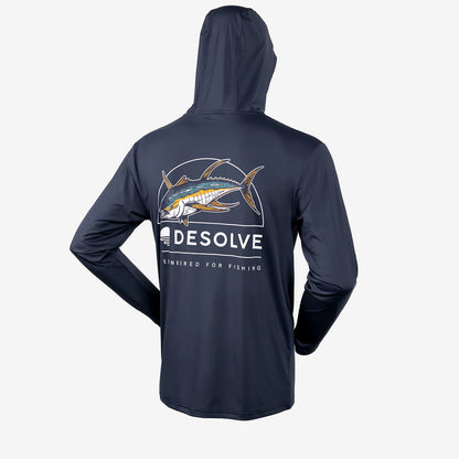 Desolve | SolarDry Hooded Fishing Shirt Ahi