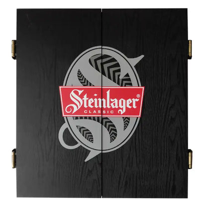 Steinlager Dartboard Cabinet Set