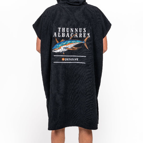 albacares-towel-poncho-black | Turners Sports NZ