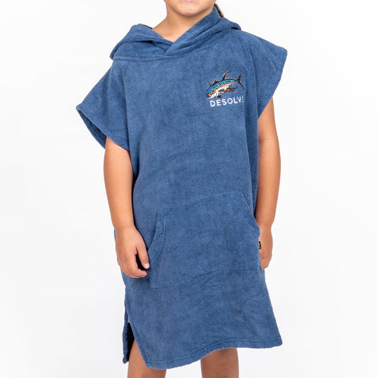albacares-towel-poncho-kids-front | Turners Sports NZ