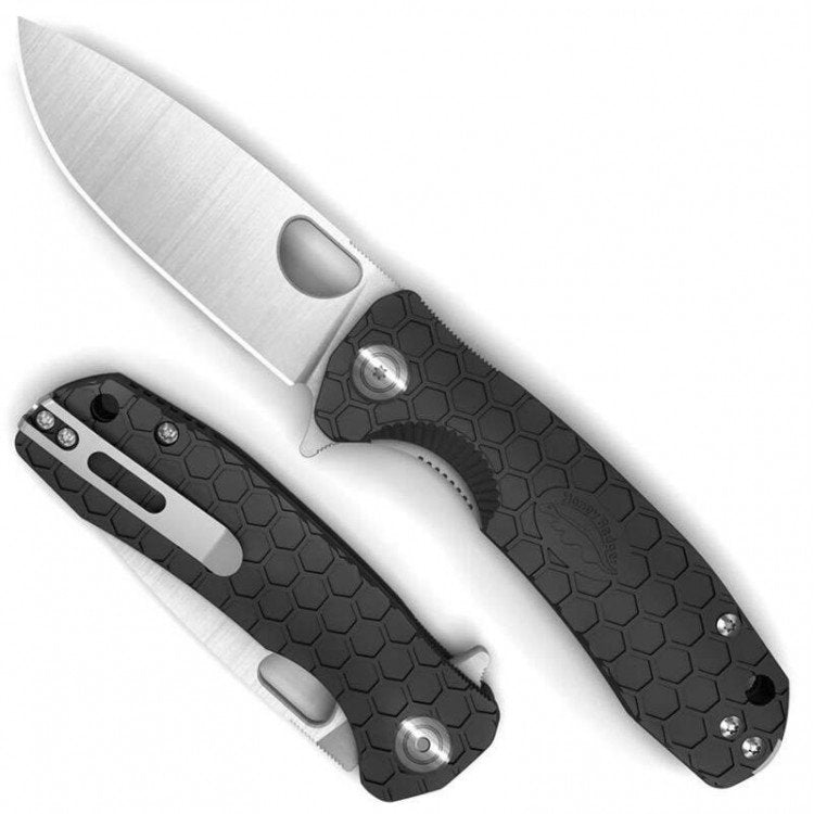 Honey Badger D2 Flipper Knife - Black - Medium | Turners Sports