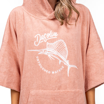 Desolve Towel Poncho Womens NZ | Turners sports