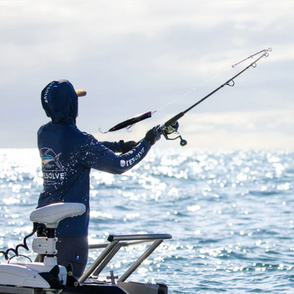  SolarDry Hooded Fishing Shirt Ahi | turners sports nz