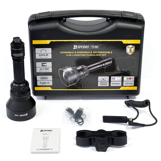 SPERAS | TH6K 600lm 4in1 Tactical Hunting Torch | Turners Sports 